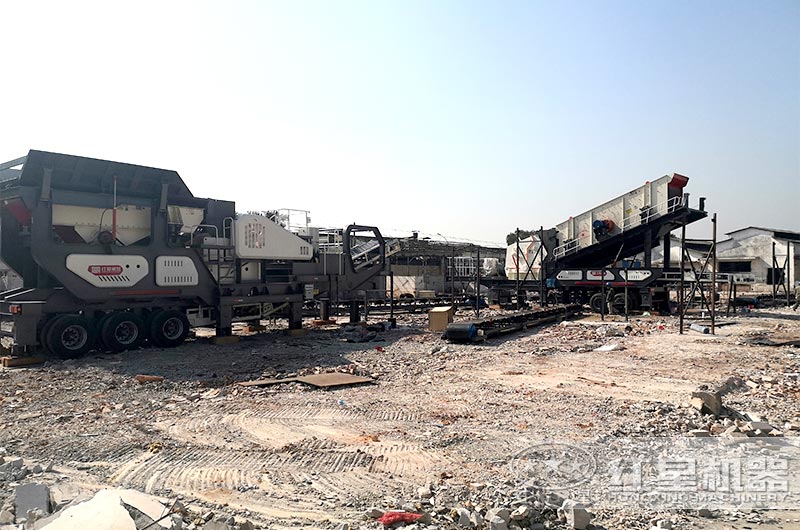 移動建筑垃圾處理現場 移動建筑垃圾處理現場