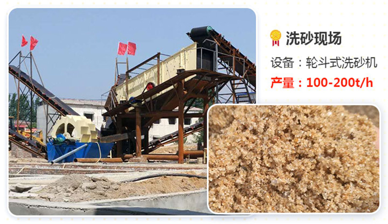 輪式洗砂機產量高、效果好